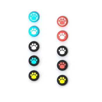 

2Pcs/lot Cute Cat Paw Claw Silicone Case Controller Thumb Stick Grips Cap for Nintendo Switch Controller Joy-Con ThumbStick