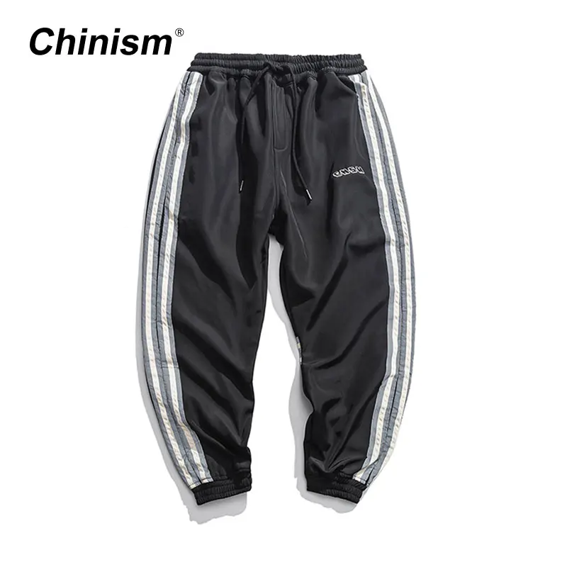CHINISM Flash Светоотражающие полосатые флисовые тренировочные брюки мужские