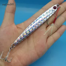 TSURINOYA 4PCS/LOT Jigging Steel Spoon Fishing Bait 20g/30g/45g/60g 4COLORS Lead Fish Fishing Lure Sea Jig Lures