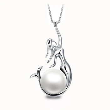 

Eulonvan 925 sterling silver With White Freshwater Pearls Necklaces Engagement Wedding Noble Women luxurious Exquisite Gifts A18