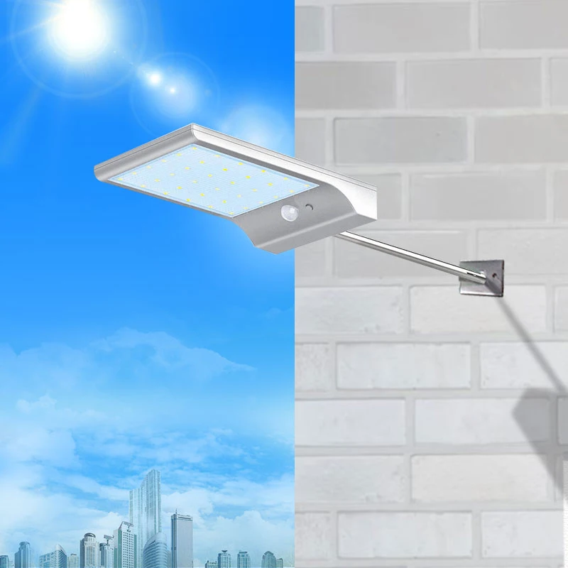 

Morden 36 leds Solar Wall Lamp Outdoor IP65 Waterproof Garden Light Motion Sensor Porch Lights Night Security Emergency Light