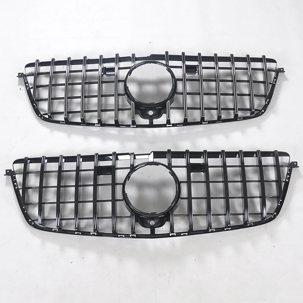 Автомобильный передний гриль SBAIREA X166 заменяемый для Benz GL Racing Grill GL500 GL550 GL65 верхняя