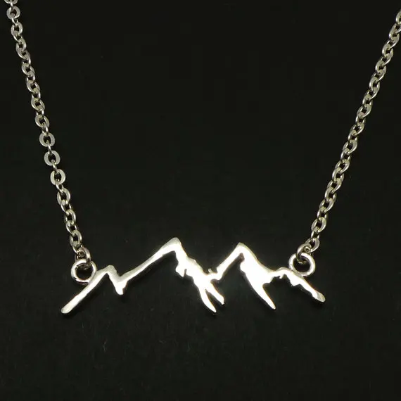 Ожерелье с подвеской из нержавеющей стали серебряный цвет|necklace silver|pendant necklacegift