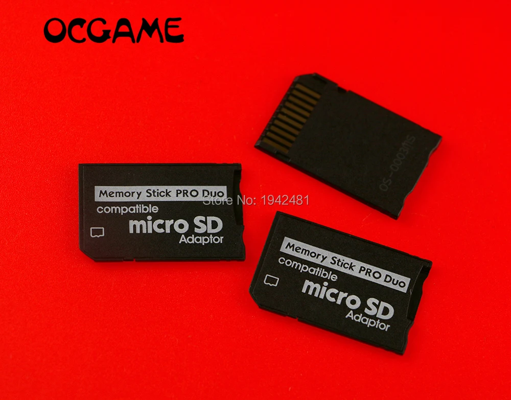 Карта памяти OCGAME 10 шт./лот Micro SD SDHC TF на карту MS Pro Duo адаптер конвертер для psp 1000 2000