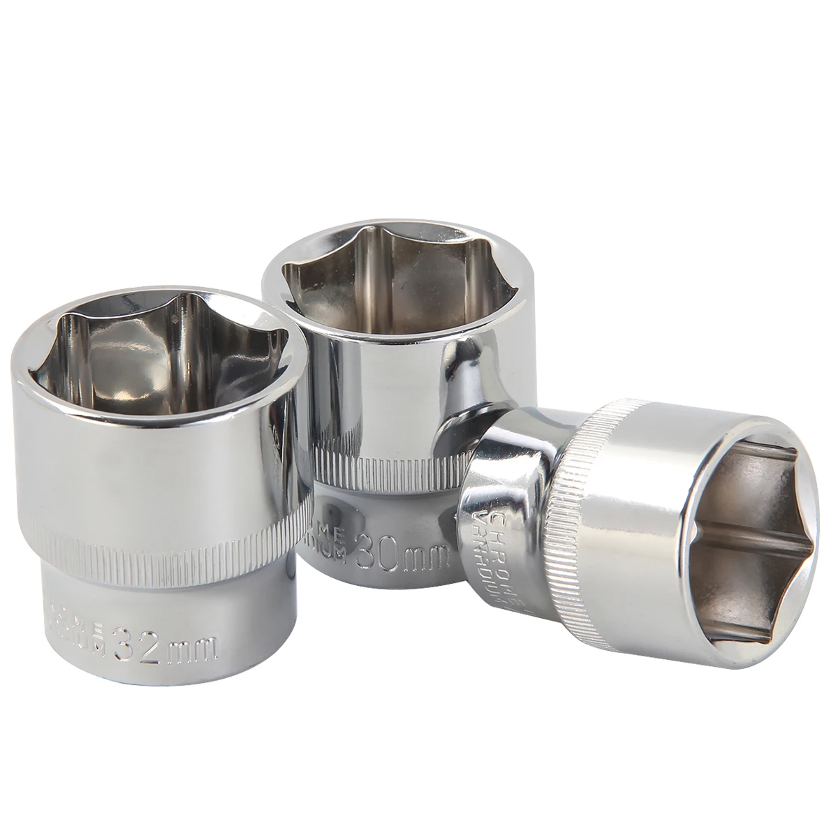 All Sizes Socket Wrench 1 4 3 8 1 2 Inch Metric Size 6 Point Individual Shallow Drive Socket Tool Crv Material 4 32mm Sockets Aliexpress