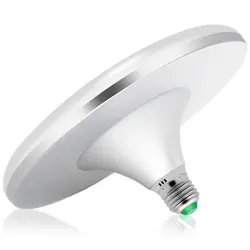 Энергосберегающие E27 светодиодные лампочки 15 W 20 W 30 W 40 W 50 W 60 W Лампада ампулы Bombilla супер яркий НЛО лампы для домашнего склада