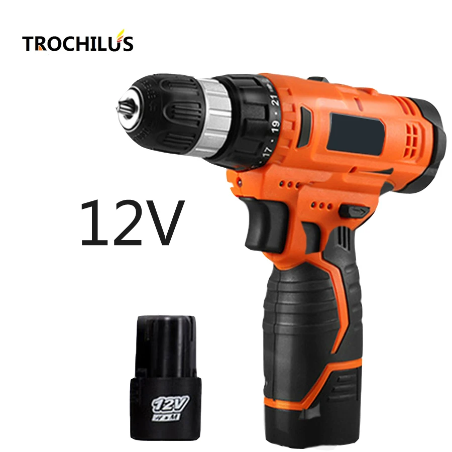 

12V Multifunction Power Tools Cordless Electric Screwdriver Miniature Drill with Lithium Battery Mini Electric Screwdriver * 2