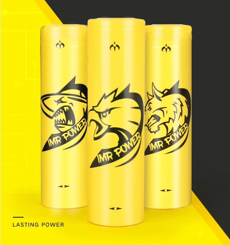 

2PCS ICL OZTOUGH 18650 battery 3.7V 3100mah 80A High Drain yellow rechargeable li-lon Vape Electronic cigarette power batteries