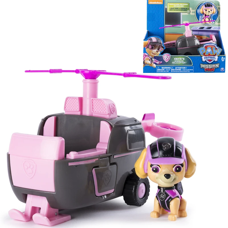 

New Genuine Paw Patrol Toy Set Skye Have Box Apollo Everest Ryder Skye Action Figure Anime Model PVC Toy for Children Gift