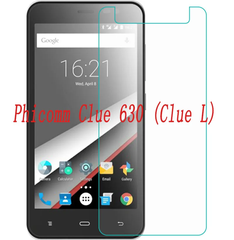 Smartphone Tempered Glass  for Phicomm Clue 630 (Clue L)  9H Explosion-proof Protective Film Screen Protector cover phone