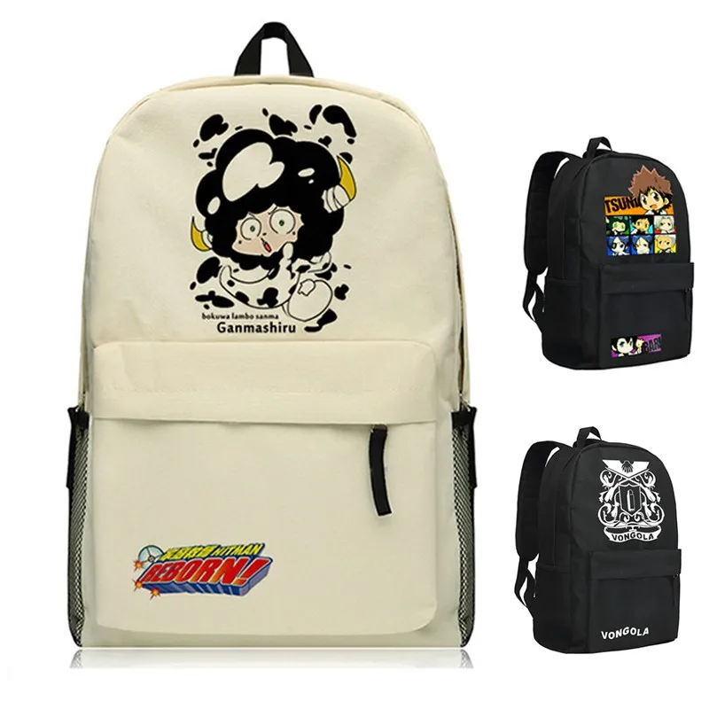 

MeanCat Japanese Anime Cartoon HITMAN REBORN Katekyo Cute Backpack