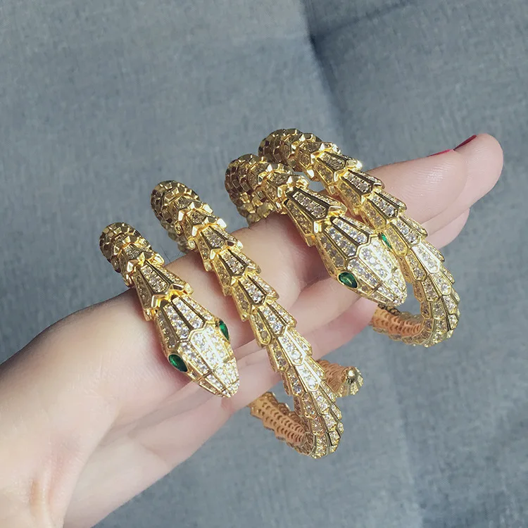 

2018Top Brand Jewelry For Women Snake Thick Bracelet Fine Custom Jewelry Bracelet
