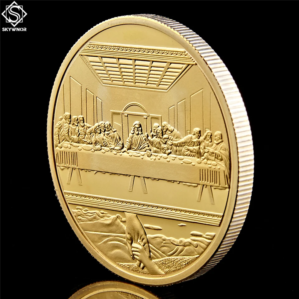 Jesus Revival Last Supper Coins European Christian Bible Collecting Commemorative Coins
