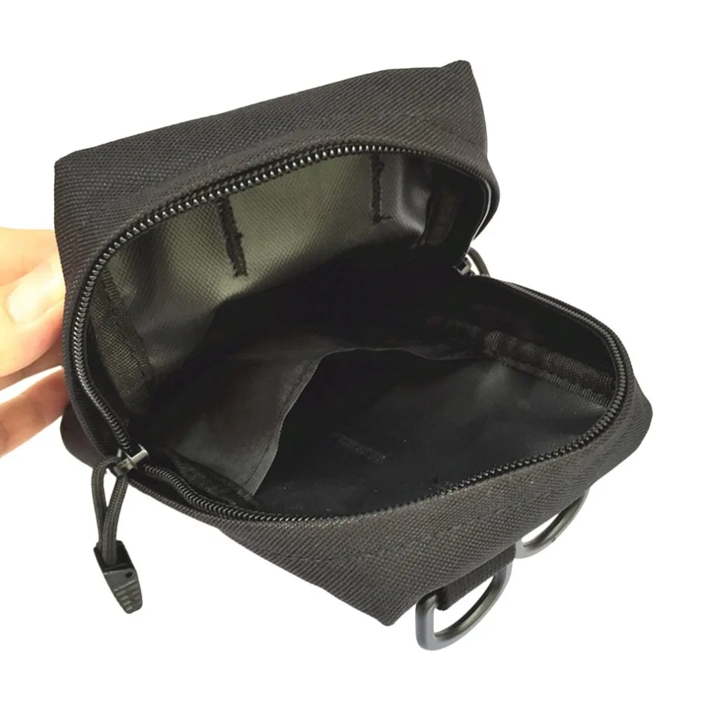 OUTAD bolsa de deporte al aire libre Mini Kit de herramienta de la bolsa de cremallera cintura bolsa táctica bolsa clave teléfono Pack senderismo Camping viajes