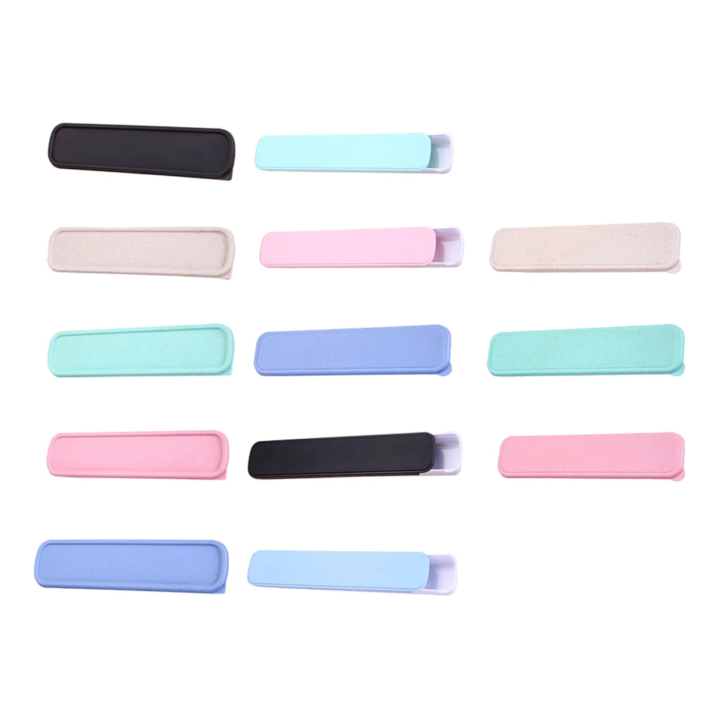 Food-Grade Plastic Tableware Storage Stylish Design Case Portable Travel Flatware Storage Box for Chopsticks Spoon Fork 