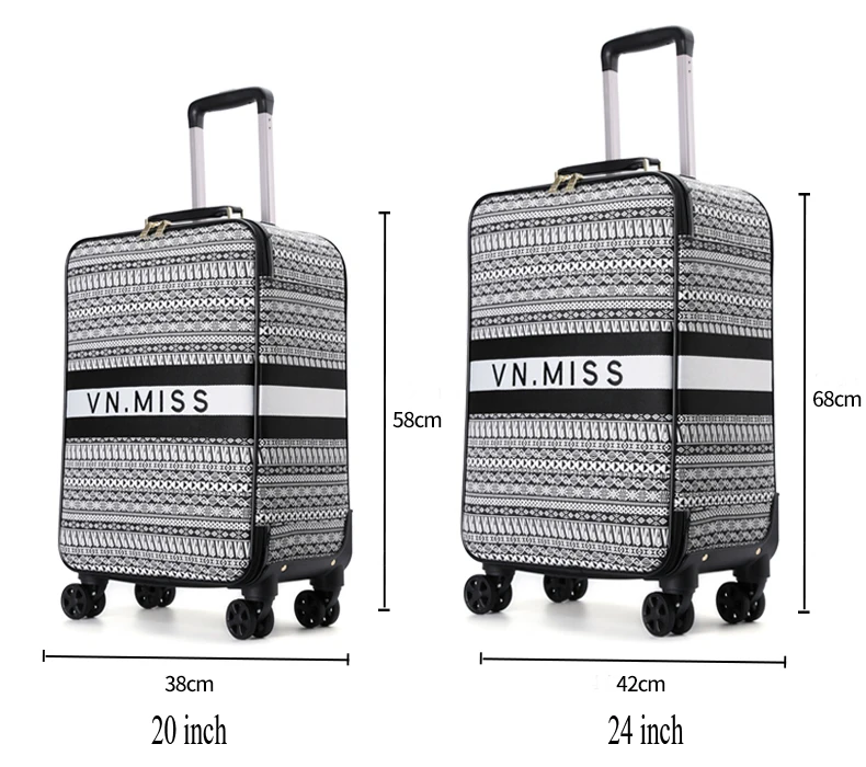GraspDream 1" 18 дюймов для женщин spinner модная тележка сумка 20 24 размер Дорожный чемодан с сумочкой для девочек spinner брендовый багажный набор