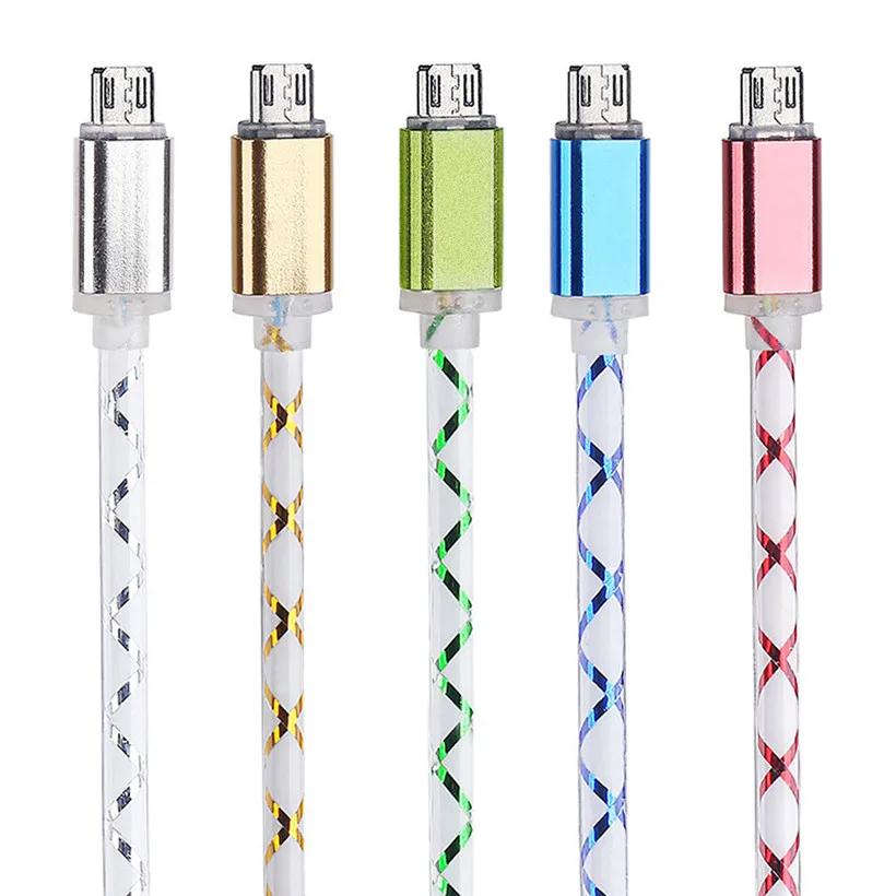 OMESHIN LED Light Micro USB Charger Cable Charging Cord For Samsung galaxy s7 Edge 180125 drop shipping|Кабели передачи данных| |