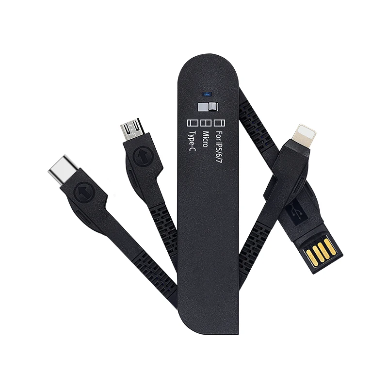 Sindvor 3 в 1 USB кабель Micro usb type C кабель освещения для iPhone XR X 8 4 samsung HUAWEI швейцарский армейский нож форма кабель зарядного устройства