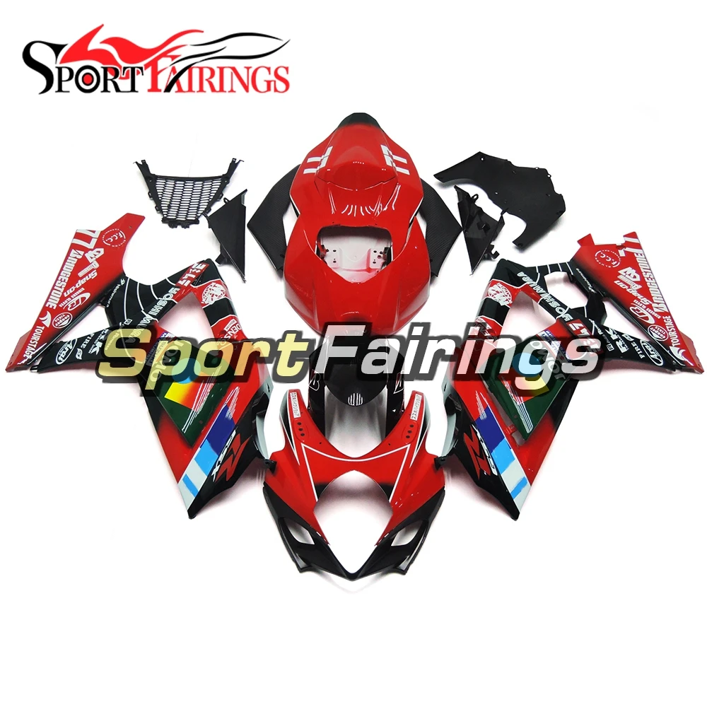 Complete Fairings for GSXR1000 Suzuki K7 2007 2008 07 08 Motorcycle Plastic Injection ABS Bodywork Body Kit New Red Black Green |