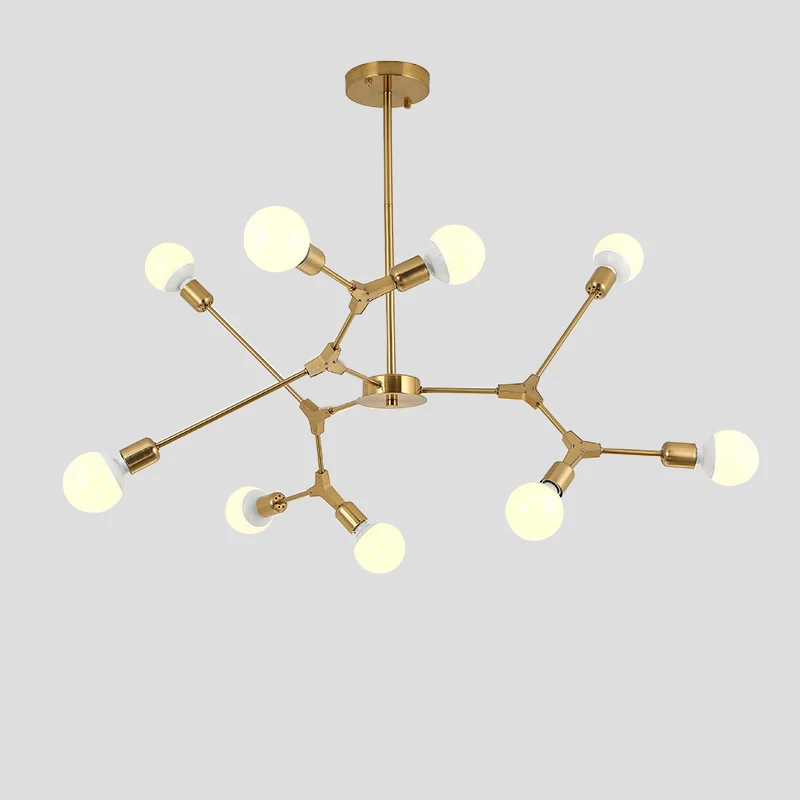 Luces colgantes LED modernas lámparas colgantes nórdicas arte restaurante 3/6/9 luz comedor-lámpara colgante Lamparas iluminación decoración del hogar