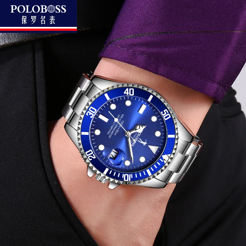 Top Brand Luxury Men Mechanical Watch Submariner series Men Automatic Self-Wind Watch Green Mechanical Wristwatches Calendar