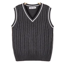 Benemaker/свитера; вязаный жилет для девочек и мальчиков; осенний теплый детский школьный пуловер; Одежда для маленьких детей; пальто без рукавов; JH123