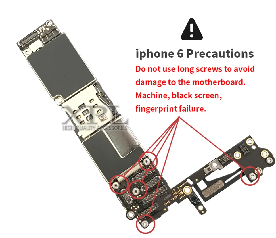 Для iPhone 6 NO Touch ID 16G 64G 128G протестированная Хорошая рабочая оригинальная Заводская разблокированная материнская плата для iPhone 6 4,7 дюймов материнская плата