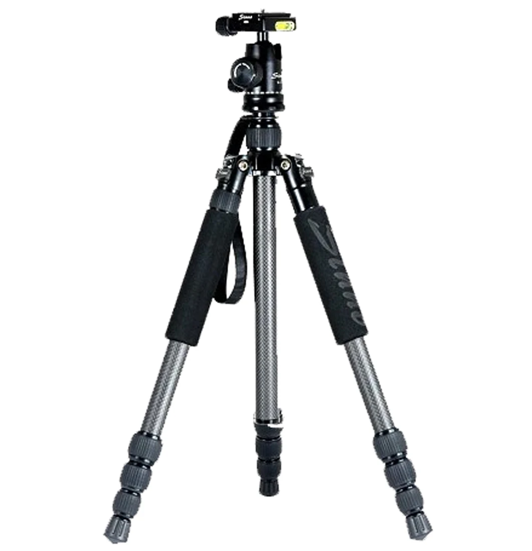 

Q13718 FC-3422Z Professional Dragon Carbon Fiber Tripod with Ball Head Built-in Spirit Level for SLR DSLR Camera +FS