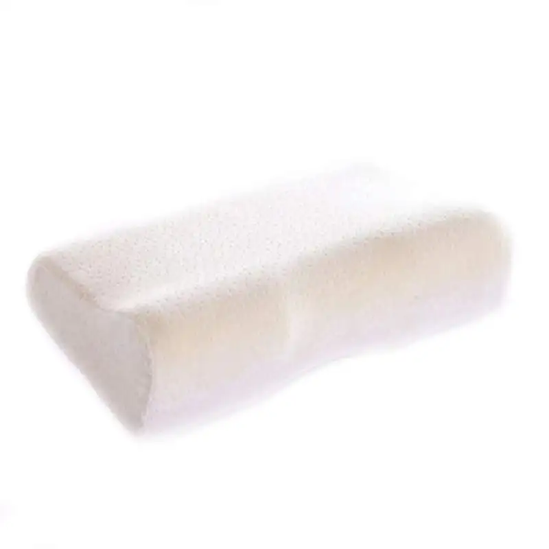 Memory Foam подушка для сна подушки под шею в форме бабочки подушки с эффектом памяти расслабить шейный позвоночник здоровье снятие боли - Цвет: Светло-желтый