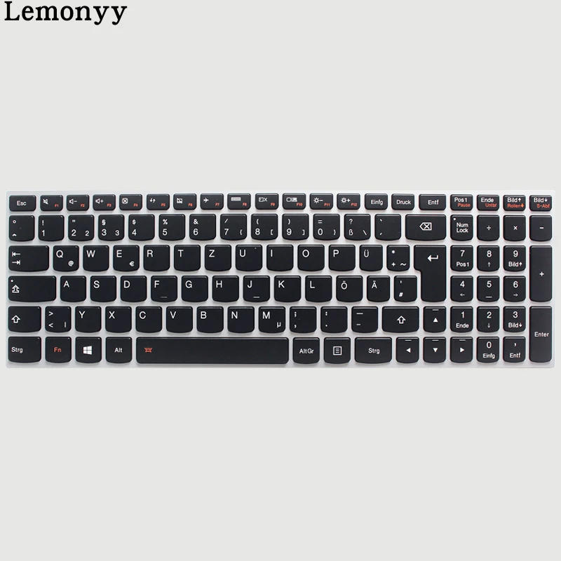 Новая немецкая клавиатура для LENOVO Z50-70 Z50-70A Z50-75 Z50-80E Z51-70 Z51-70A GR Клавиатура ноутбука с подсветкой серебро