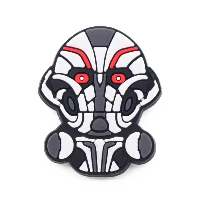 Ultron Распродажа, 1 шт., чудесные супергерои, аксессуары для обуви, украшение для сада, для Croc jibz, Детские вечерние, X-mas - Цвет: Ultron