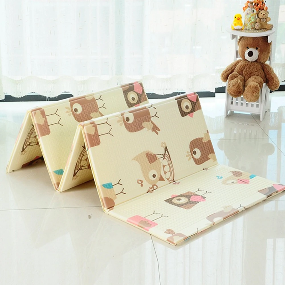 

150X200CM Baby Foldable Play Mat Thickened Infant Home Room Splicing Pad 1CM Thickness Child Climbing Mat Kids Rug Foam Pad