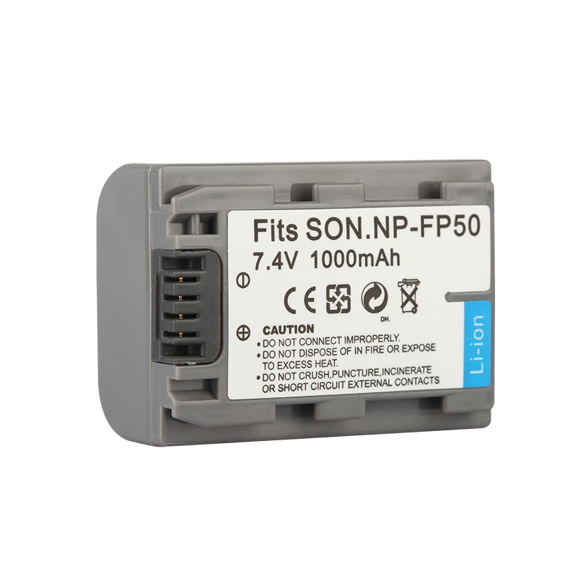Литий ионный аккумулятор Dinto 1 шт. батарея для камеры Sony HC21E HC30E HC40E HC85E HC602E HC603 1000