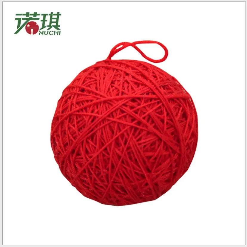 

Navidad Red Knitting Wool Christmas Tree Ornaments Christmas Tree Balls Christmas Balls Christmas Decorations