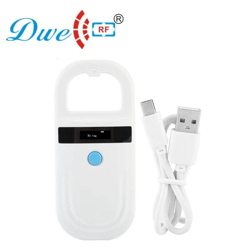 DWE CC RF RPD-180 считыватель микрочипов домашних животных hanheld oled-дисплей iso 11784/11785 134 2 khz