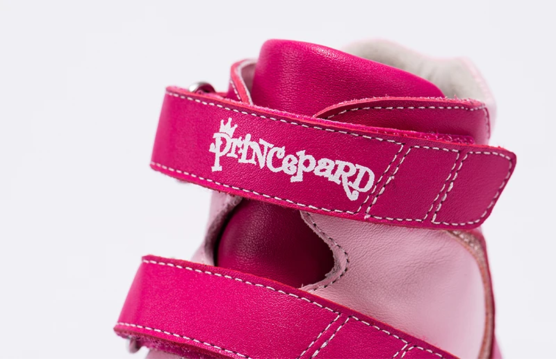 Princepard/Новинка года; Летние ортопедические сандалии для мальчиков; цвет розовый, темно-синий; натуральная кожа; размеры 21-36; Детская летняя ортопедическая обувь