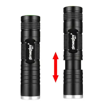 

Mini Led Flashlight Battery Powered Outdoor Fishing Flashlight 3 Modes Camping Torch Lamp Aluminum Alloy Portable Flash Lamp