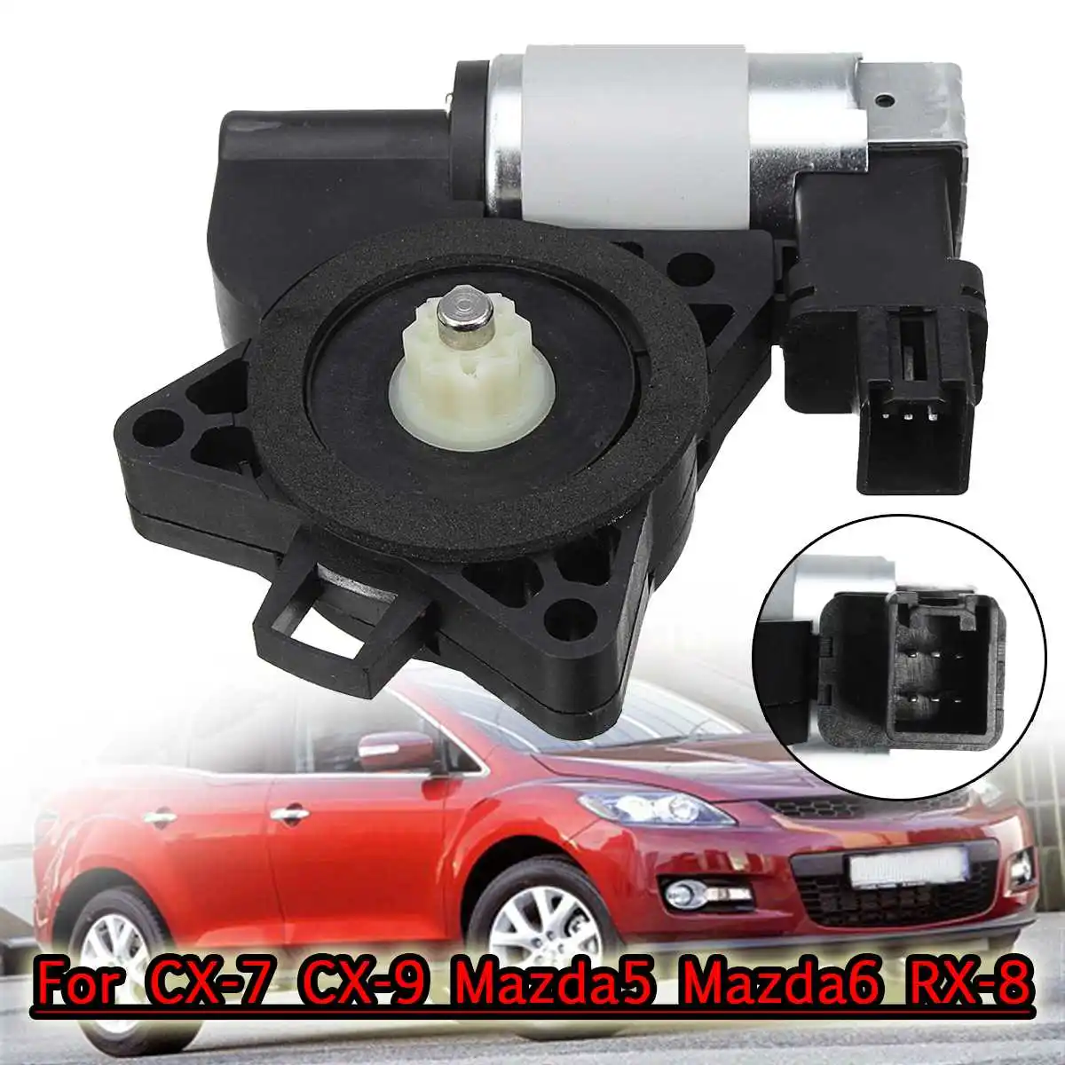 

Drivers Front Power Window Lift Regulator Motor CX-7 CX-9 for Mazda 5 for Mazda 6 RX-8