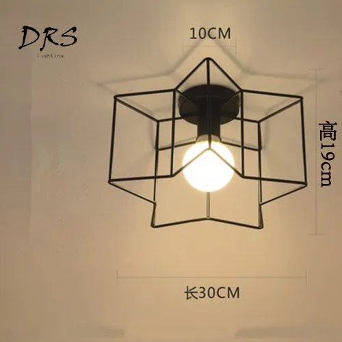 Американский потолочный светильник скандинавский коридор люстра Проходная лампа балкон примерочная кабинет железные лампы - Цвет корпуса: D