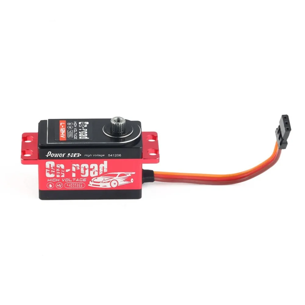 

POWER HD L12HV Alloy Gear Digital Coreless HV High Voltage Servo with 12kg High Torque for RC Remote Control Drift Car