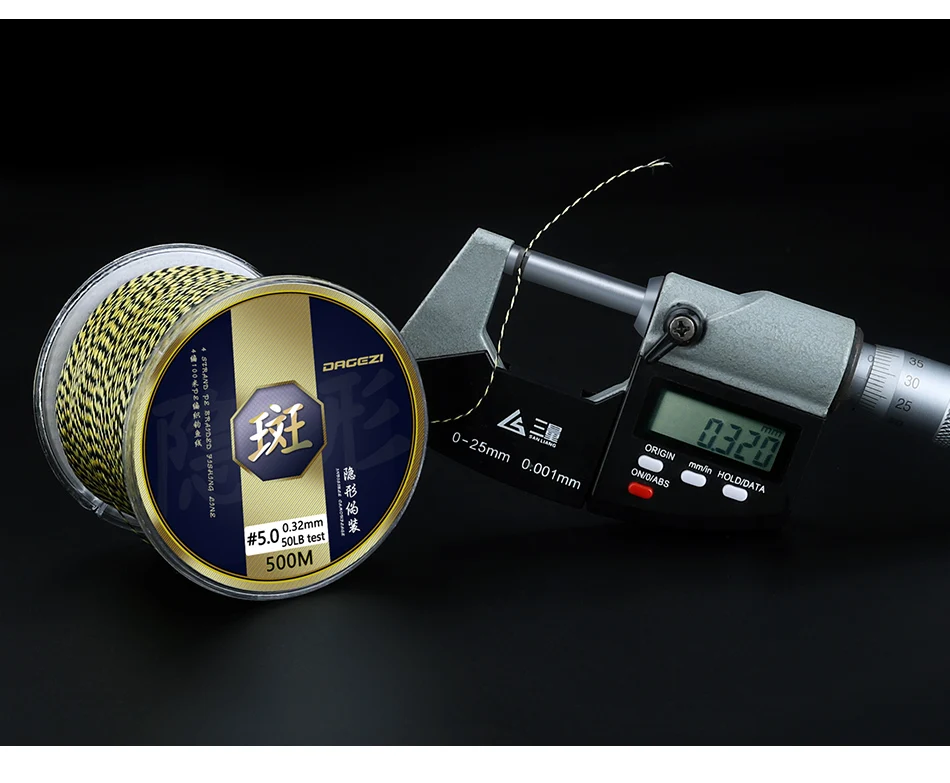Linha de Pesca Multifilamento para Carpa Equipamento de Pesca Dagezi Super Forte Vertente pe Trançado 25 30 40 50 80lb 500m 4 5 carpa equipamento de pesca super forte 4