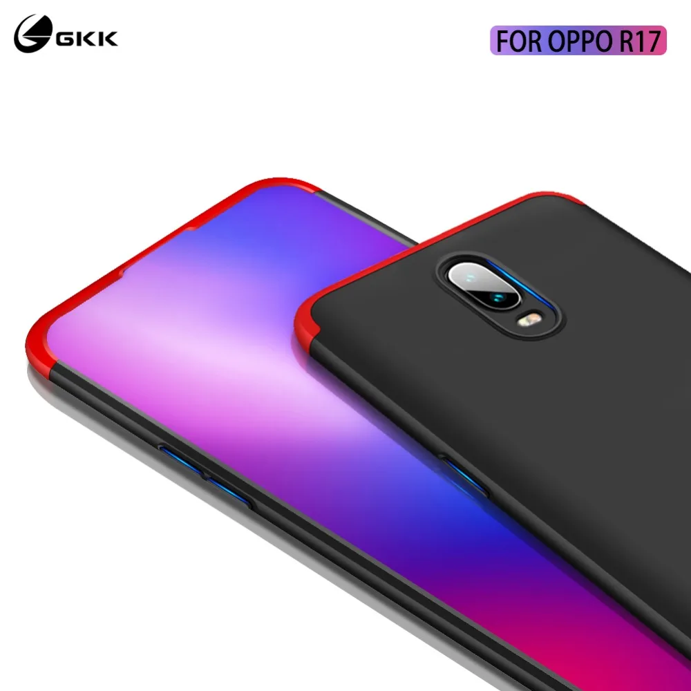 Роскошный чехол для телефона GKK Oppo R17 3 в 1 дизайн 360 полная защита противоударный |