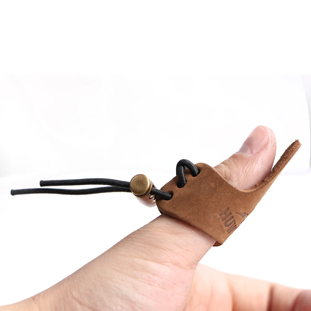 

Target Hunting Archery Guard Thumb Finger Tab Glove Protective Gear Handcrafted Hunting Accessories