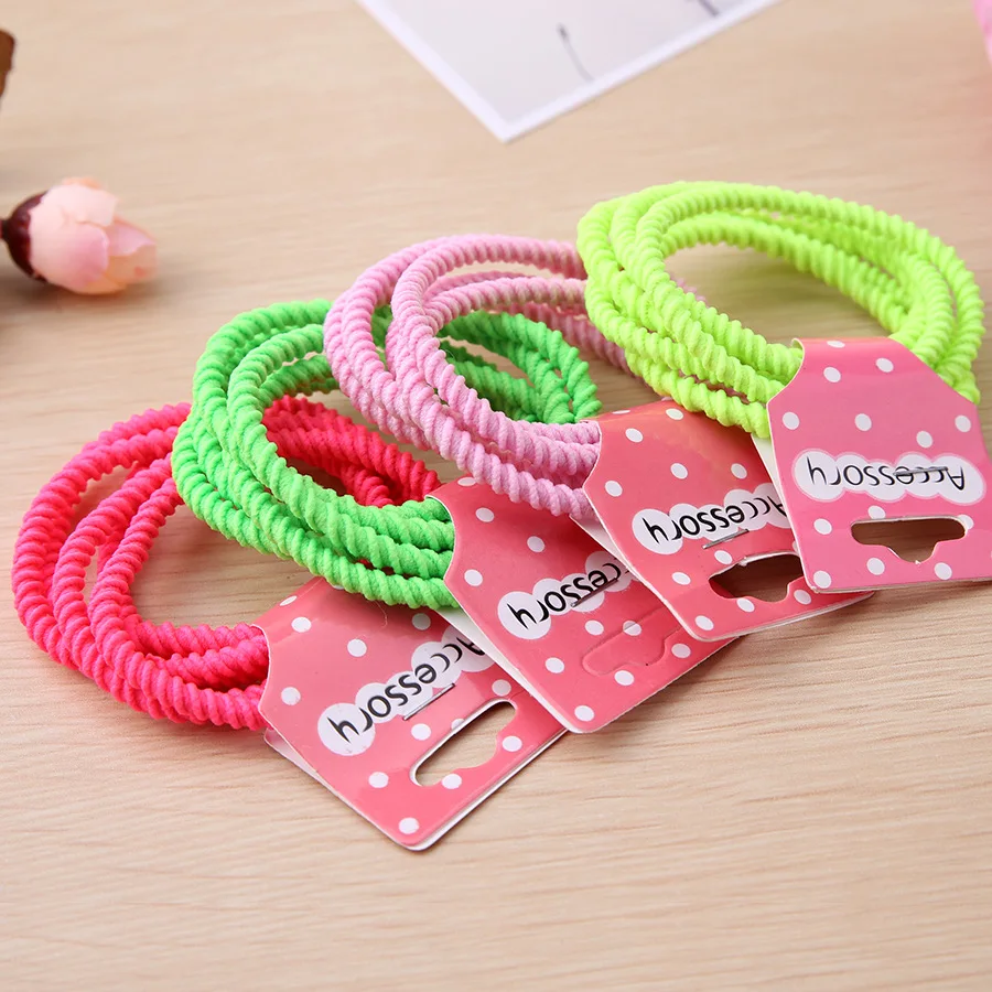 

20 Pcs Fashion Solid Headband Elastic Hair Bands Rubber Headbands Colored Headwear Accessories Girl Women Hair Ties Gum