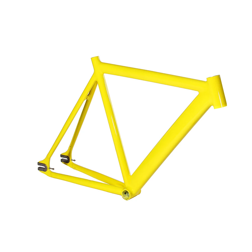 Sale 700C Fixed Gear  bike frame matte black  Smooth Welding 54cm  Bike frame Aluminum Alloy frame 2