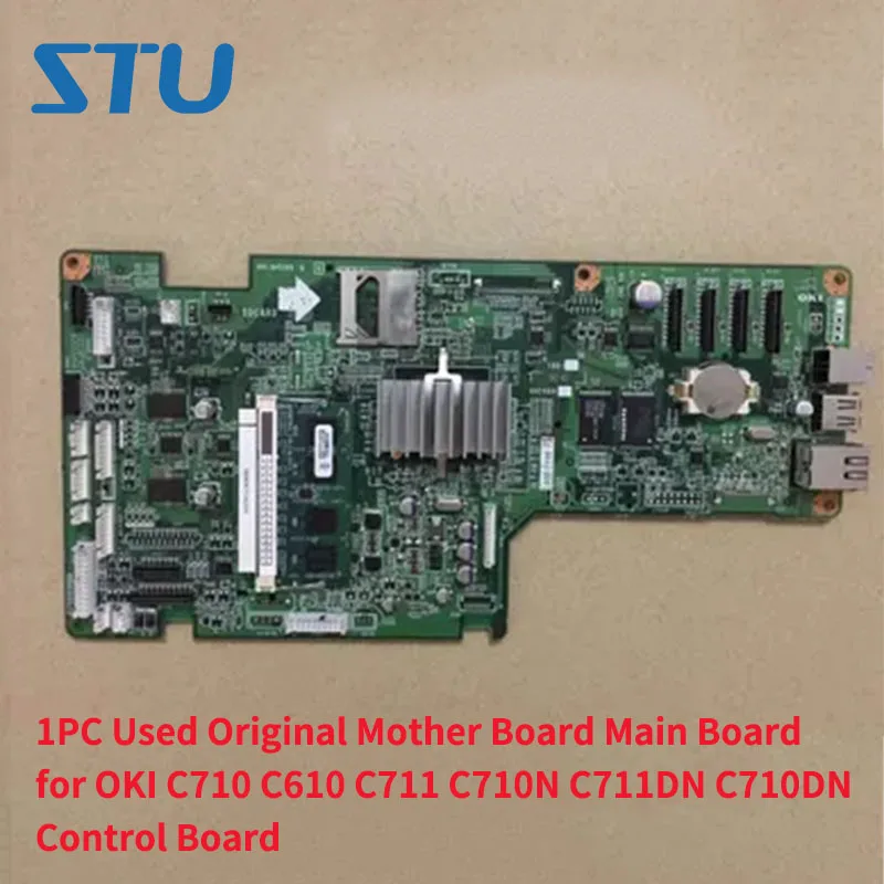 1PC Used Original Mother Board Main Board for OKI C710 C610 C711 C710N C711DN C710DN Control Board    