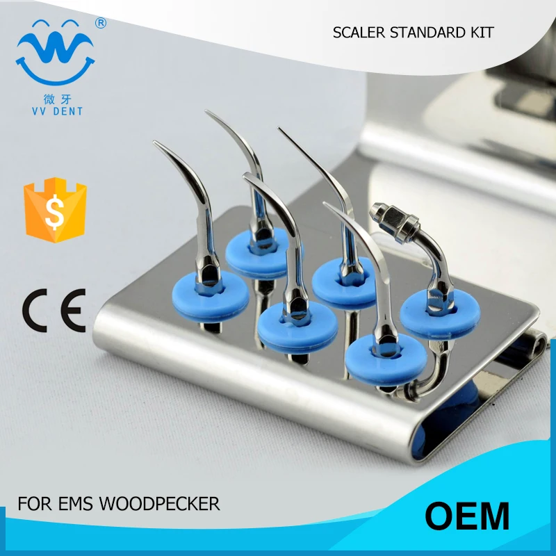 1 PCS ESKS,EMS EMS minimaster SCALER TIP STANDARD Kit,EMS Piezon scaling kit, also fit WOODPECKER MECTRON SYBRONENDO