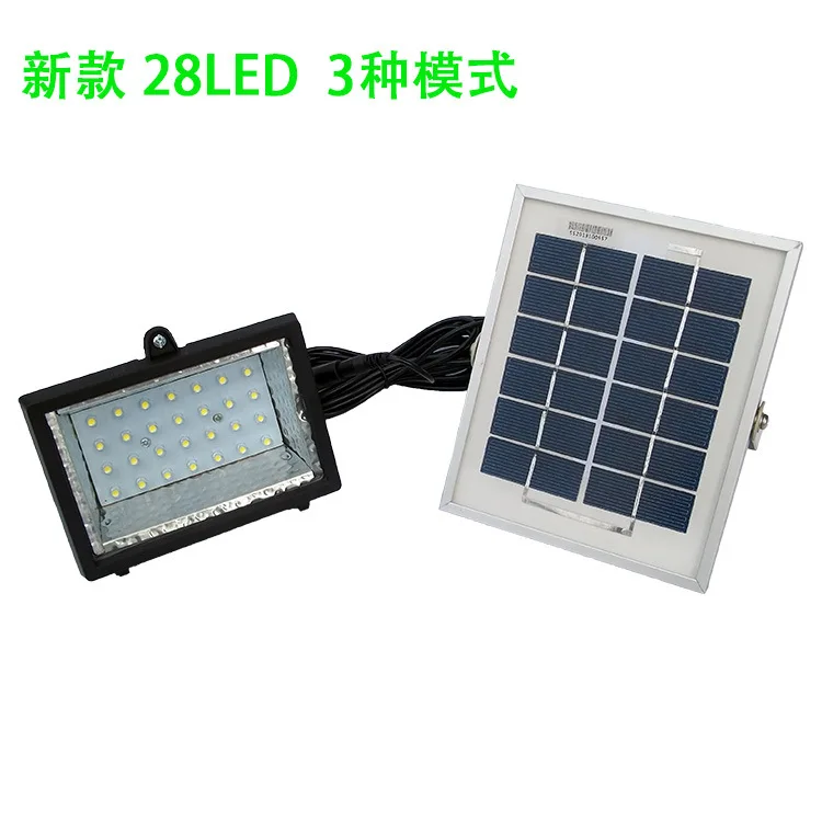 

28 LED energy-saving lamps 3 models of solar floodlights LED flood light outdoor landscape lights