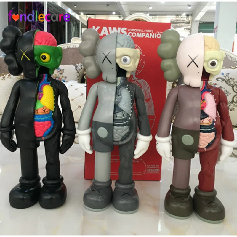 

Fondlecare 37CM 16inch KAWS Dissected Companion action figures toys for children original fake toys
