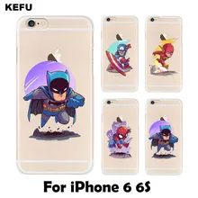 

Soft silicone TPU for coque iPhone 6S case Cool Q Avenger cover for fundas iPhone 6 6S case 2016 new arrivals case for iPhone 6S